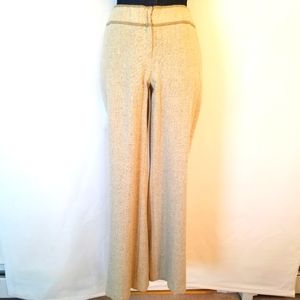 #1064 Preown Caslon Slate Green Wool Tweed Pants 4